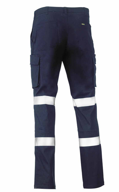 Bisley Mens Taped Stretch Cotton Drill Cargo Pants - BPC6008T