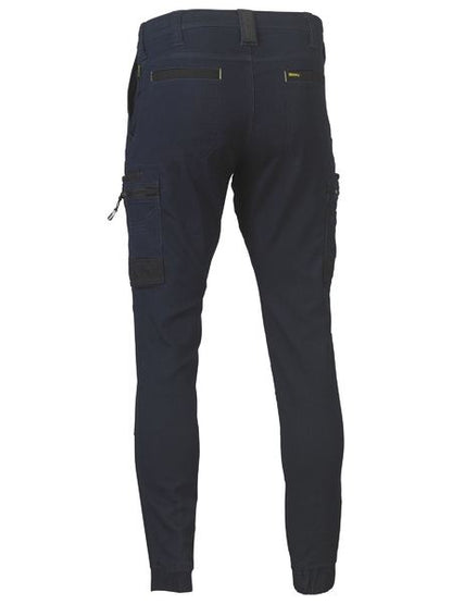Bisley Mens Flx & Move Stretch Denim Cargo Cuffed Pant - BPC6335