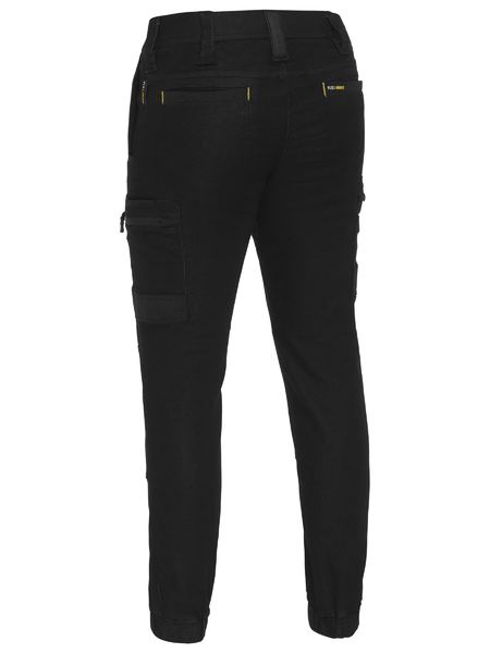 Bisley Mens Flx & Move Stretch Denim Cargo Cuffed Pant - BPC6335