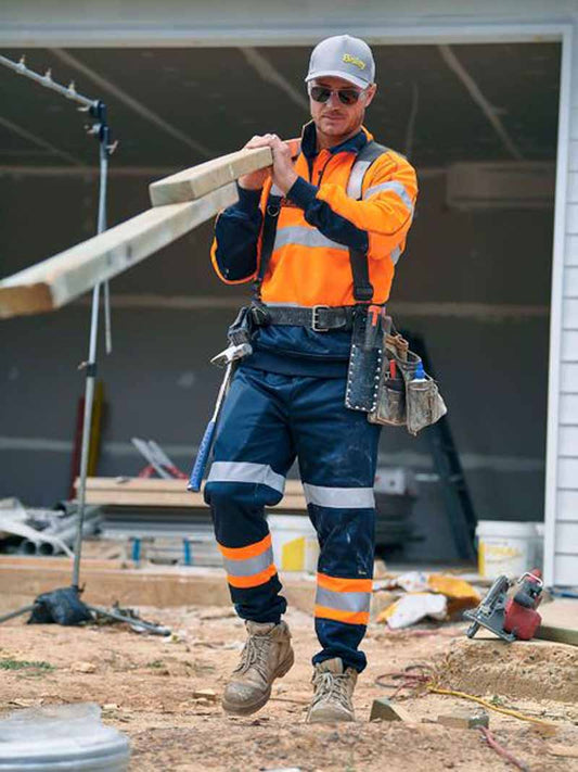 Bisley Mens Taped Biomotion Track Pants - BPK6202T