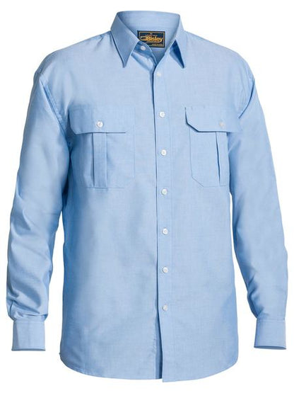 Bisley Mens Oxford Shirt Long Sleeve - BS6030