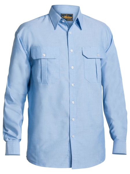 Bisley Mens Oxford Shirt Long Sleeve - BS6030