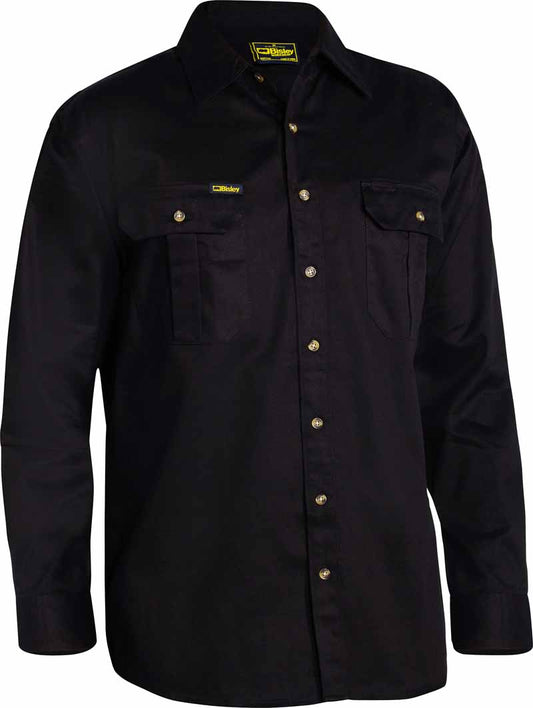 Bisley Mens Original Cotton Drill Shirt Long Sleeve - BS6433
