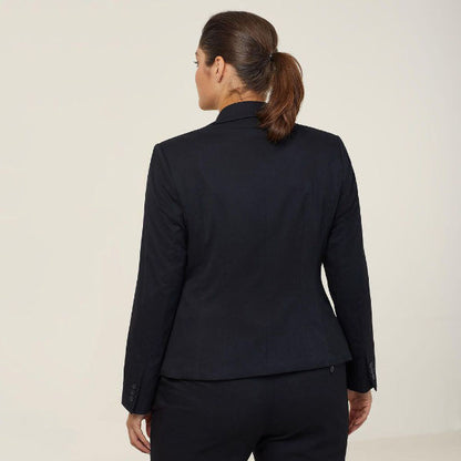 NNT Poly Viscose Stretch Twill 1 Button Cropped Jacket - CAT178