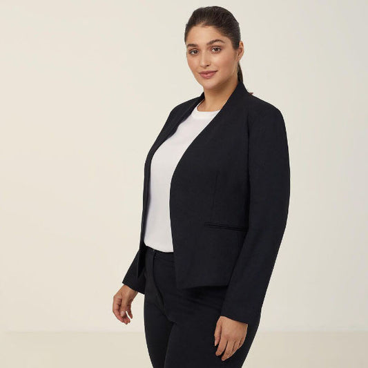 NNT Dobby Wool/Poly Stretch Edge To Edge Jacket - CAT1DG