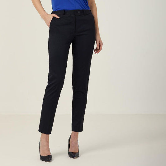 NNT Poly Viscose Stretch Twill Slim Leg Secret Waist Pant - CAT3QC