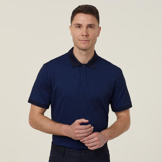 NNT Textured Cotton/Poly Short Sleeve Polo - CATJA4