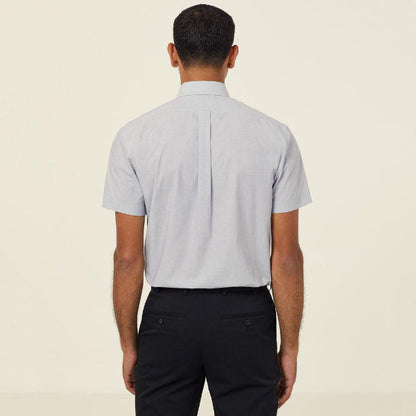 NNT End On End Poly/Cotton Textured Short Sleeve Shirt - CATJB7