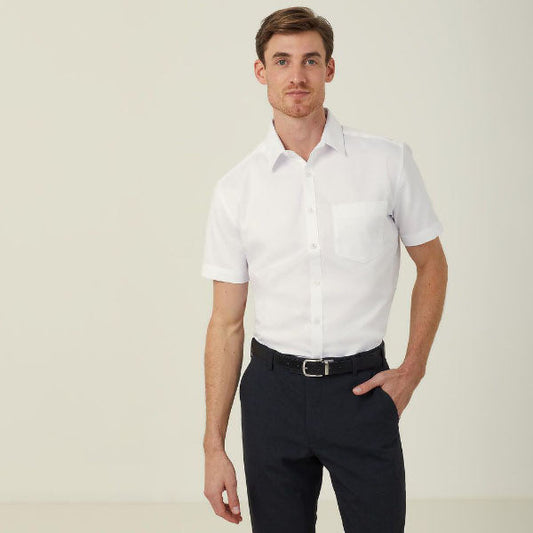 NNT Stretch Twill Cotton/Poly Short Sleeve Shirt - CATJCA