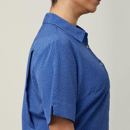 NNT Silvi Poly Spot Print Anti-Bac Short Sleeve Shirt - CATU7H