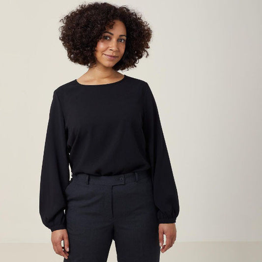 NNT French Georgette Long Sleeve Blouse - CATUCM