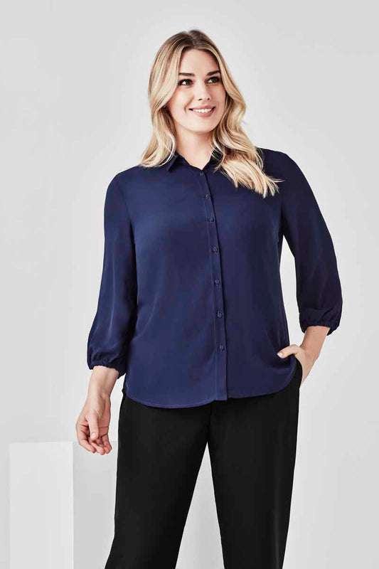 Biz Lucy Womens 3/4 Sleeve Blouse - RB965LT