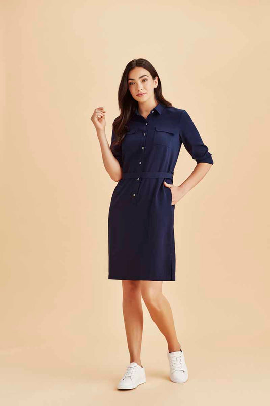Biz Chloe Womens Georgette Shirt Dress - RD069L