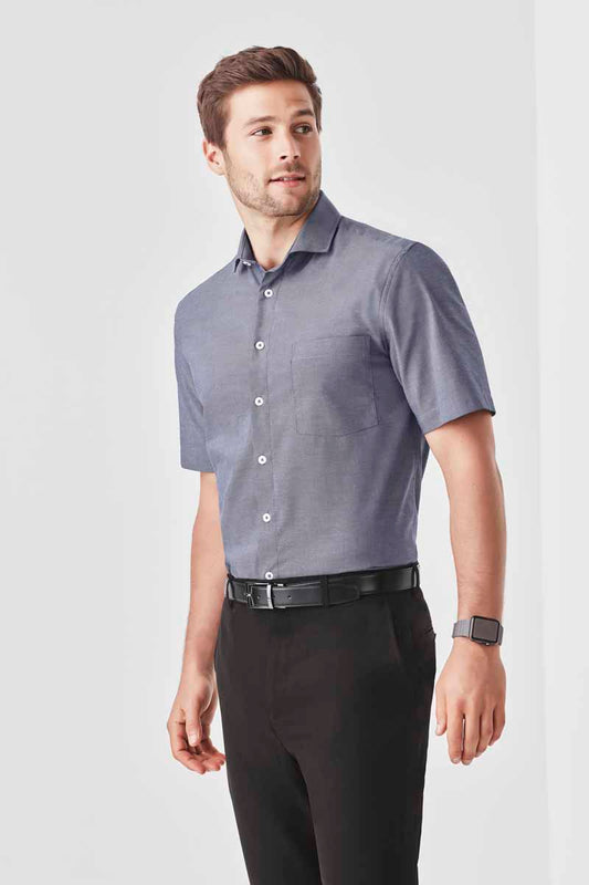 Biz Charlie Mens Short Sleeve Classic Fit Shirt - RS968MS