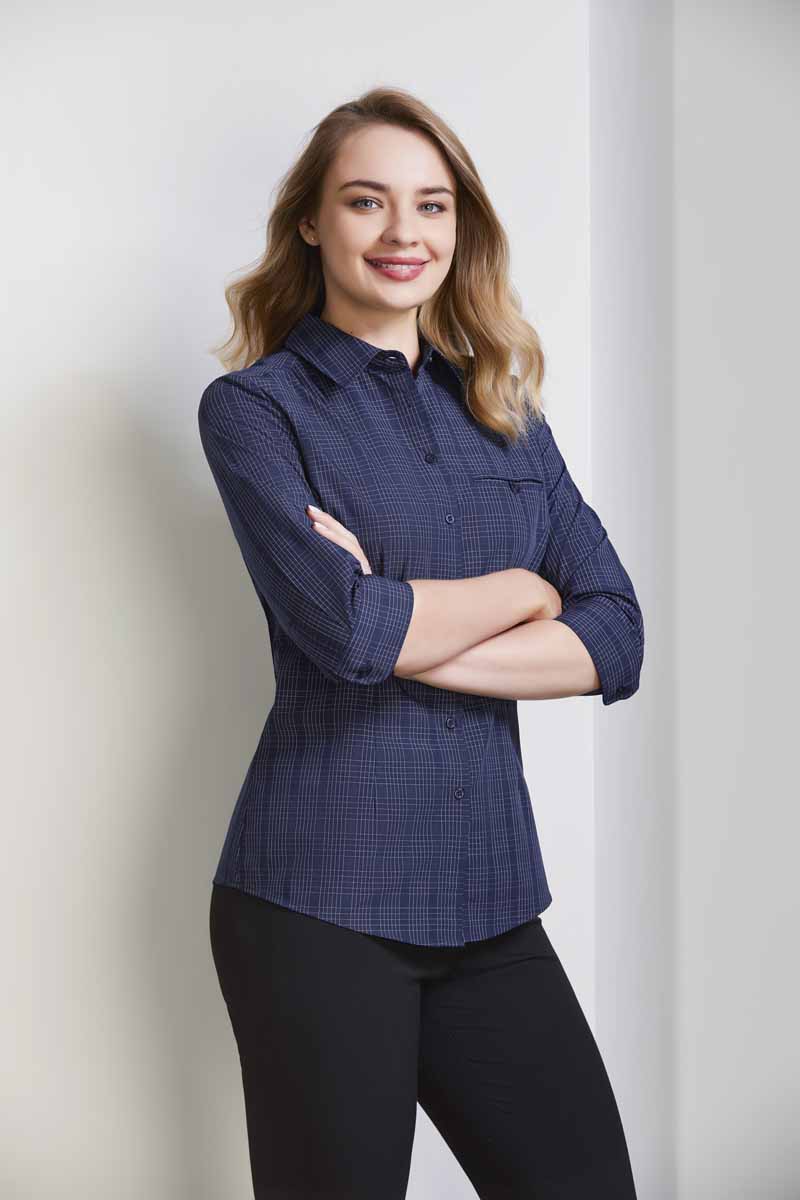 Biz Harper Women's 3/4 Sleeve Shirt - S820LT