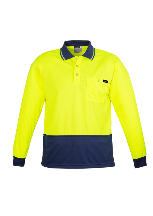 Syzmik Mens Comfort Back L/S Polo - ZH410