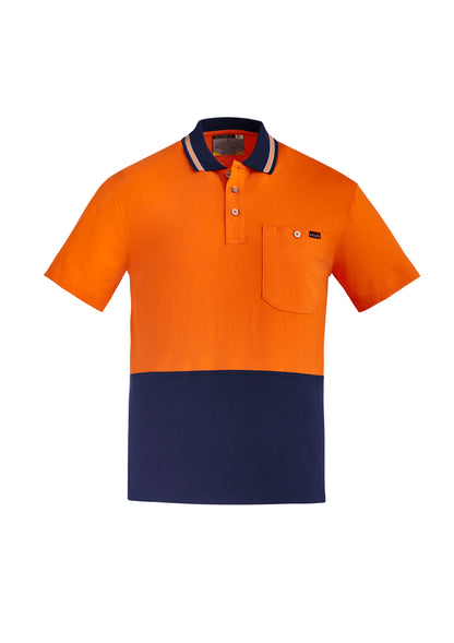 Syzmik Mens Hi Vis Cotton S/S Polo - ZH435