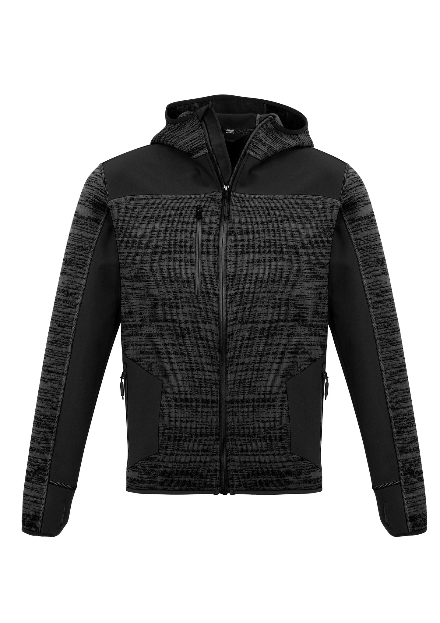Syzmik Mens Streetworx Reinforced Knit Full Zip Hoodie - ZT360
