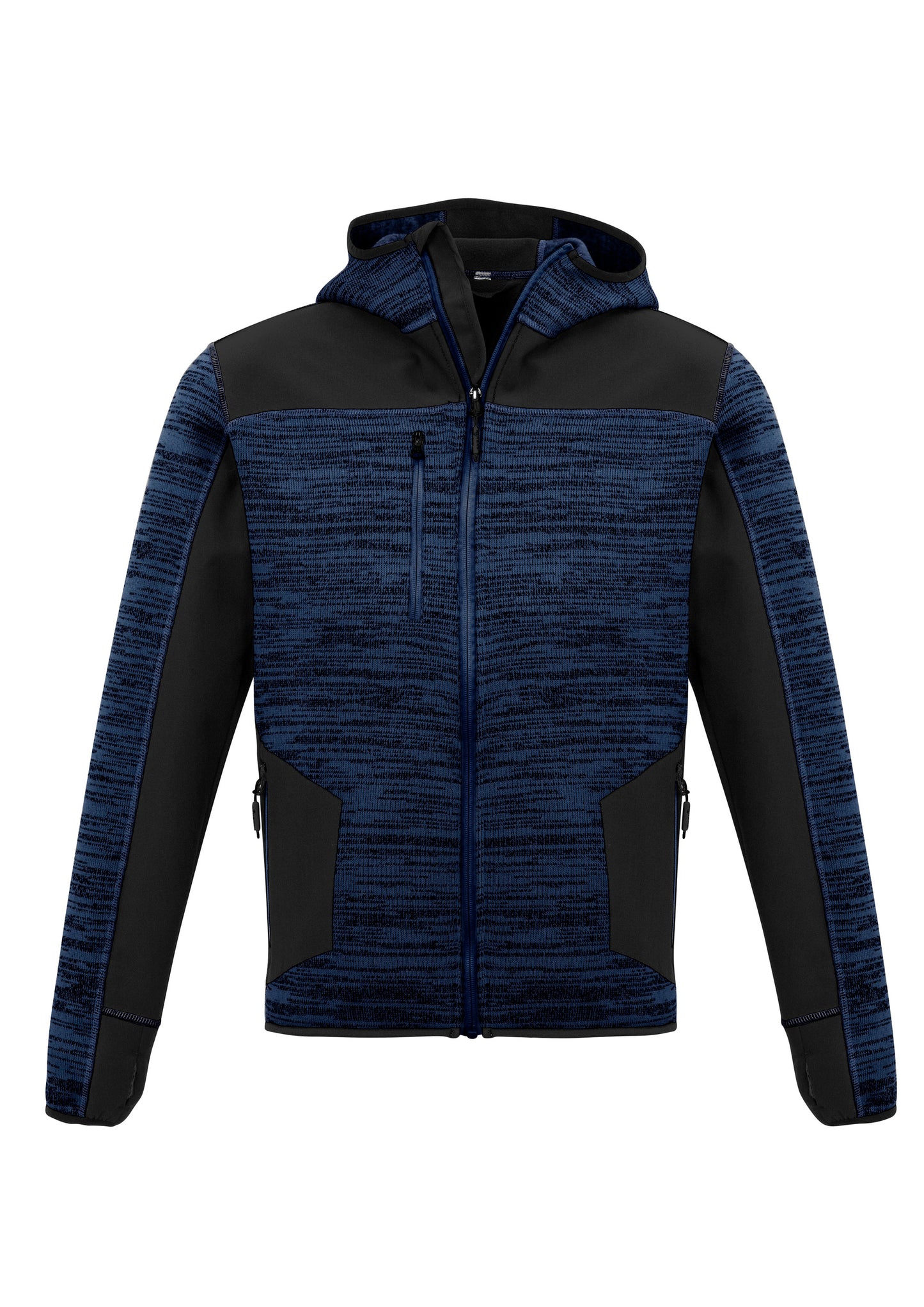 Syzmik Mens Streetworx Reinforced Knit Full Zip Hoodie - ZT360