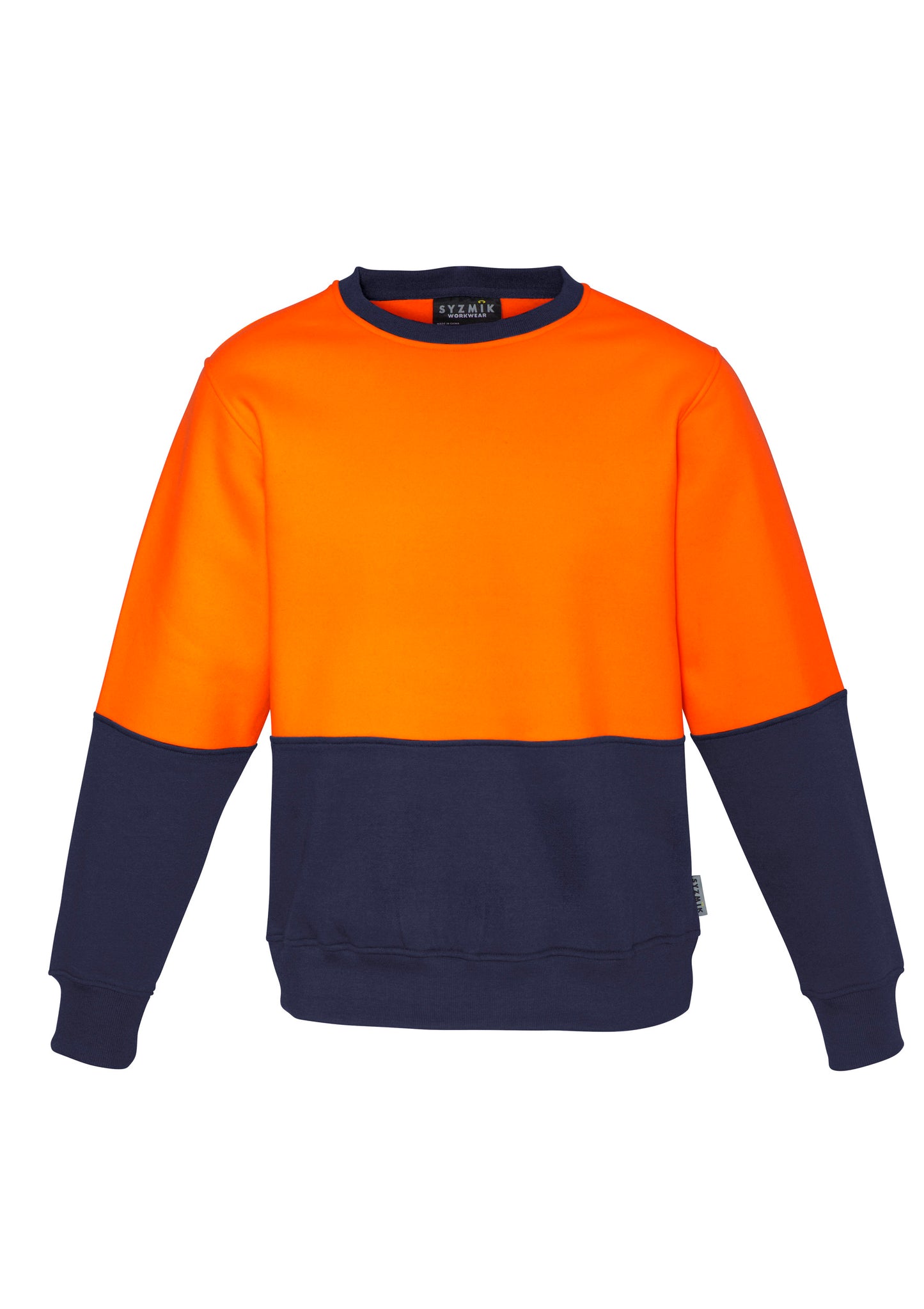 Syzmik Mens Hi Vis Crew Sweatshirt - ZT475