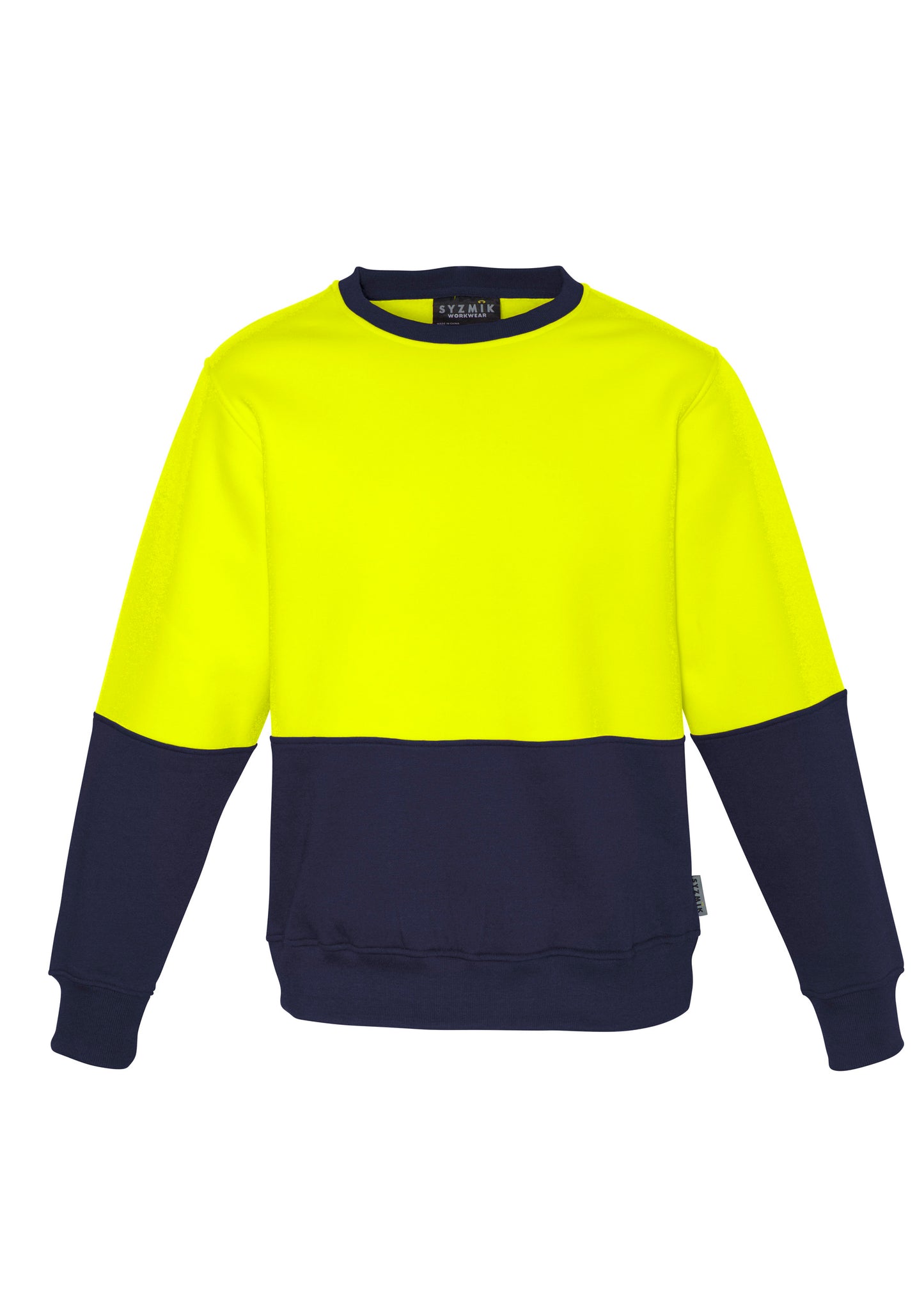 Syzmik Mens Hi Vis Crew Sweatshirt - ZT475