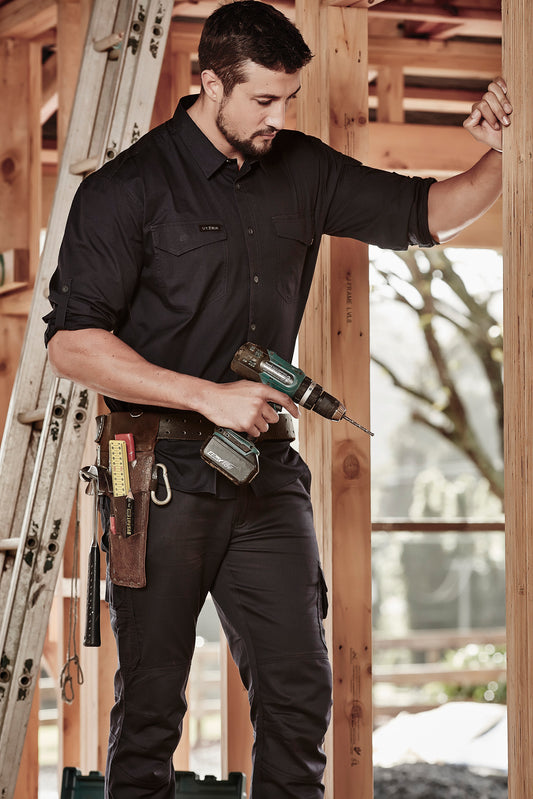 Syzmik Mens Rugged Cooling L/S Shirt - ZW400