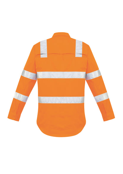 Syzmik Mens Bio Motion Vic Rail Shirt Long Sleeve - ZW680