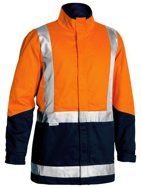 Bisley Mens Taped Hi Vis 3 in 1 Drill Jacket - BJ6970T