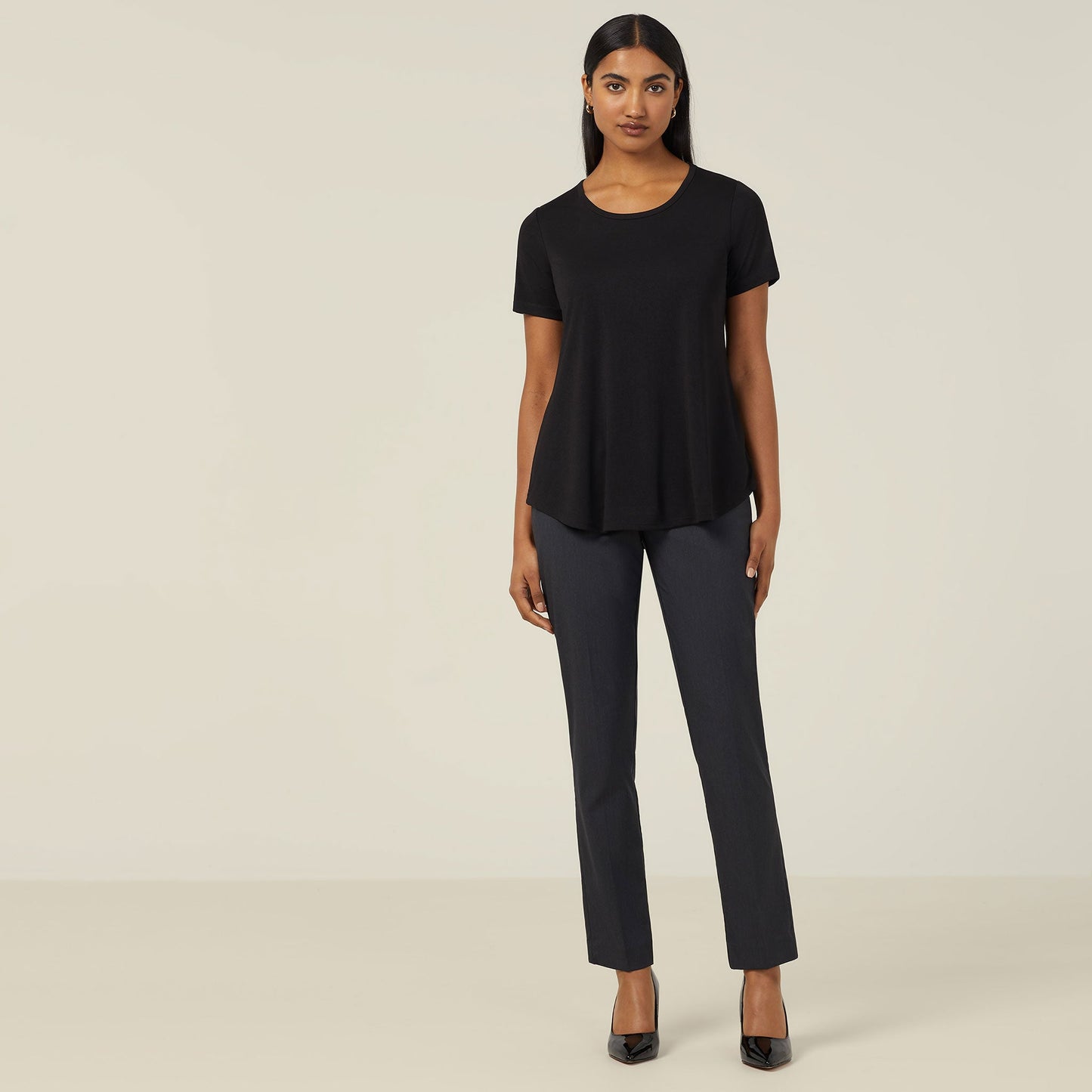 NNT Matt Jersey Short Sleeve Swing Top - CATUQW