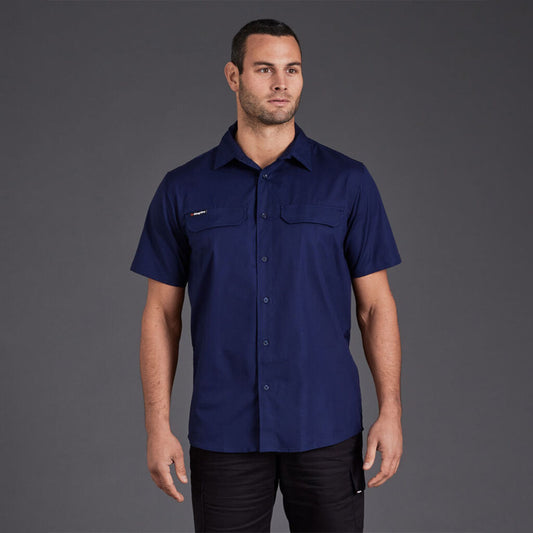 KingGee Workcool Pro Stretch Cotton Ripstop Short Sleeve Shirt - K14022