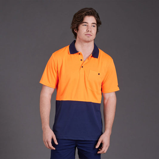 KingGee Workcool Hyperfreeze Hi Vis Short Sleeve Polo - K54205