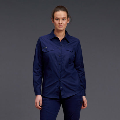 KingGee Women's Workcool 2 Cotton Ripstop Long Sleeve Shirt  - K69880