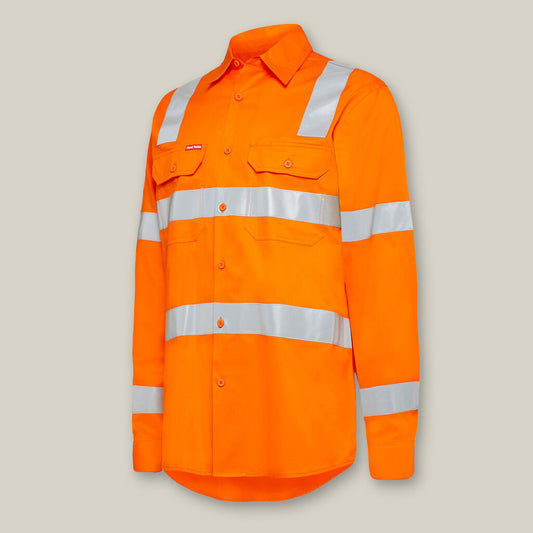 Hard Yakka Biomotion Hi-Vis Lightweight Taped Long Sleeve Shirt  - Y04265