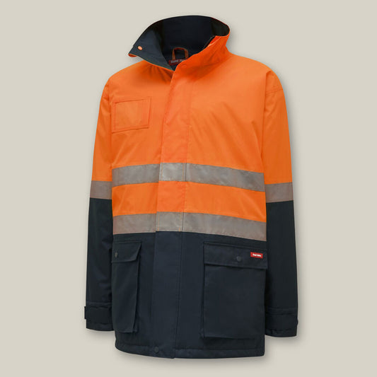 Hard Yakka Core Hi-Vis Taped Waterproof Quilted Jacket - Y06685