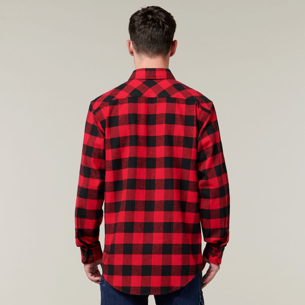 Hard Yakka Foundations Check Flannel Long Sleeve Shirt - Y07295