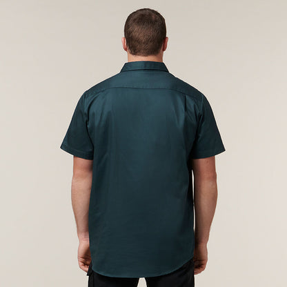 Hard Yakka Closed Front Cotton Drill Short Sleeve Shirt - Y07540