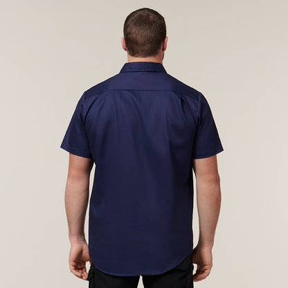Hard Yakka Closed Front Cotton Drill Short Sleeve Shirt - Y07540