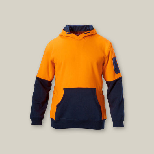 Hard Yakka Hi-Vis Brushed Fleece Hoodie - Y19325